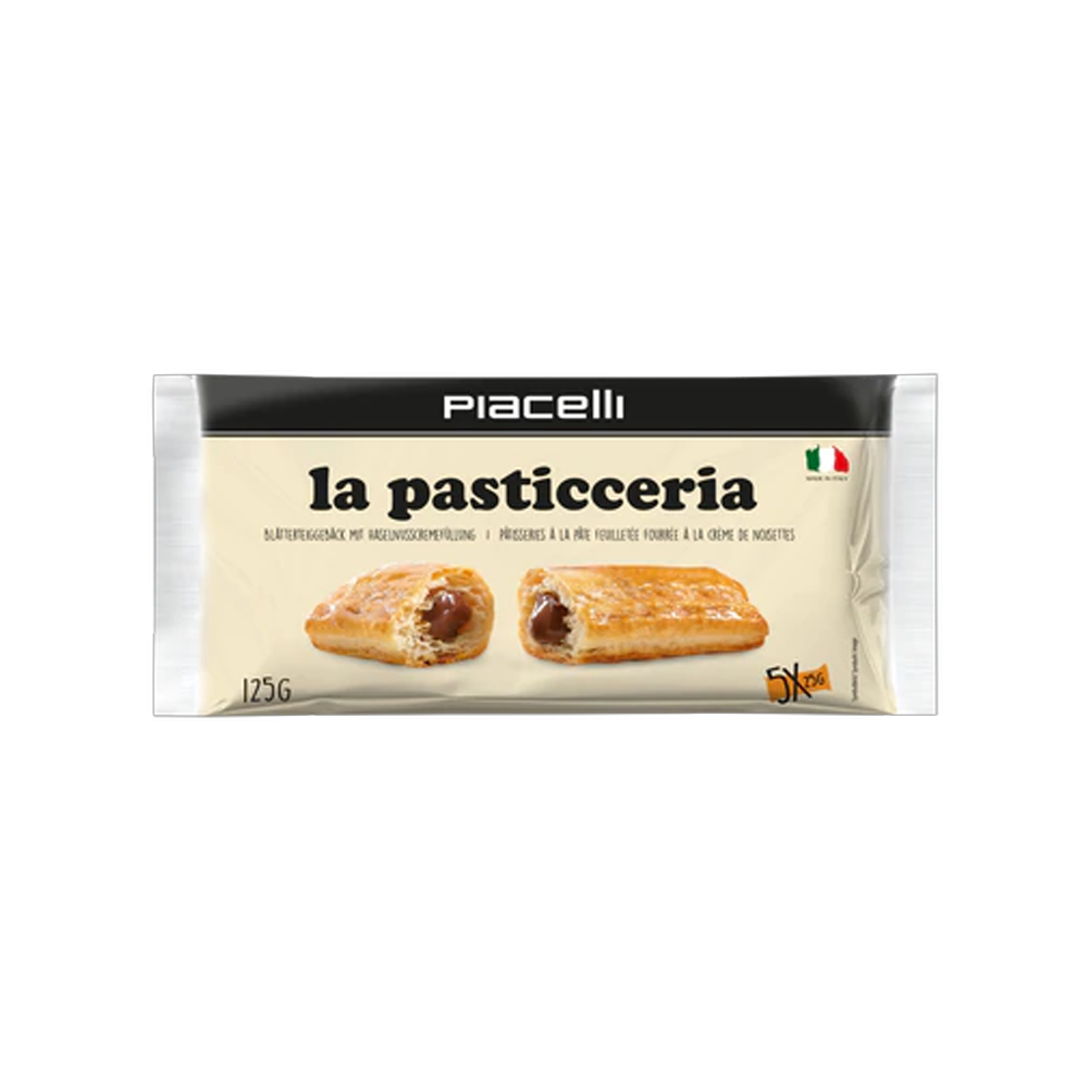 La Pasticceria - Puff Pastry Rolls With Hazelnut Cream Filling 125g