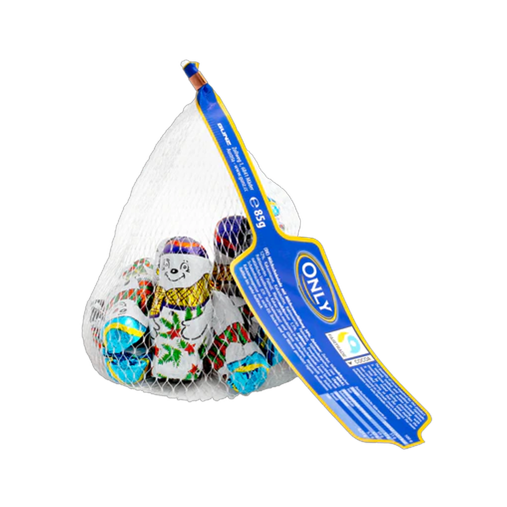 Milchschokolade Schneemänner 85g