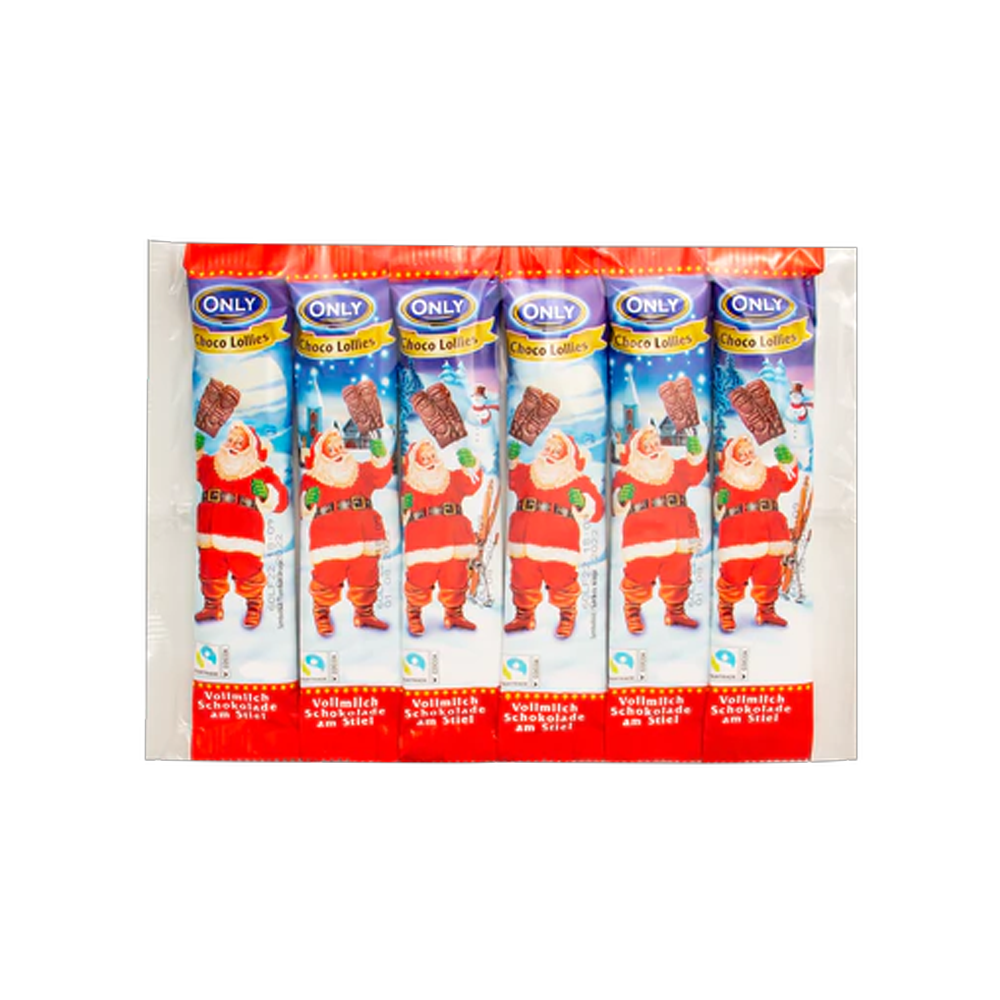 Only Christmas Choco Lollies 6X13g