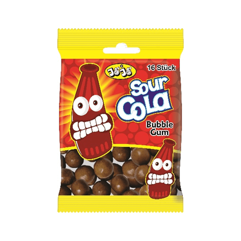 Jojo Sour Cola Bubblegum 80g