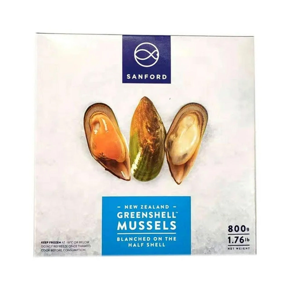Sanford Green Mussels 800g