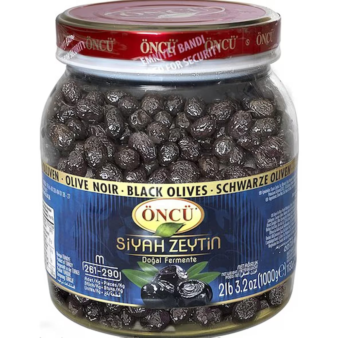 Öncü Siyah Yağlı Zeytin M-S 261-320 1 kg