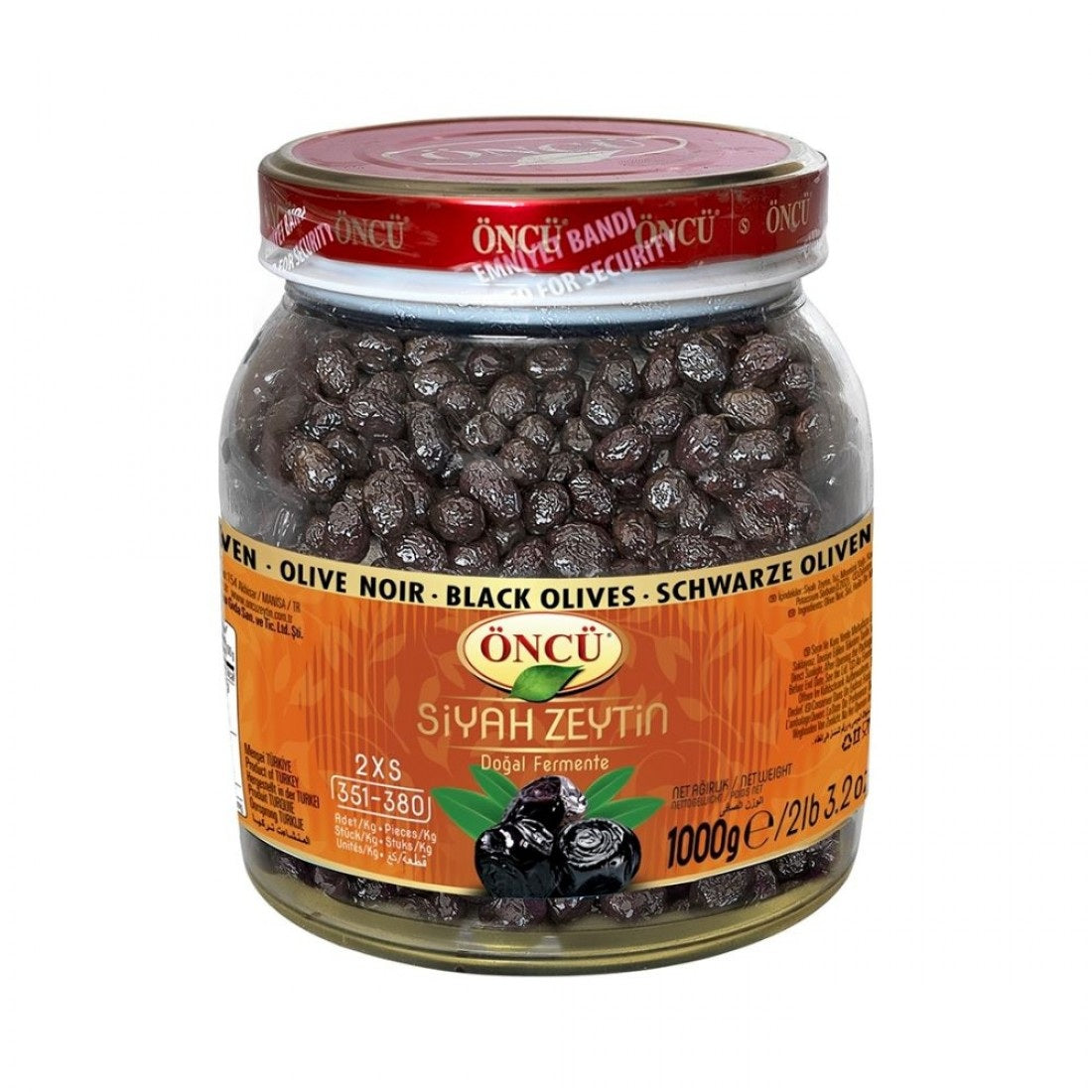 Öncü Siyah Yağlı Zeytin M-S 261-320 1 kg